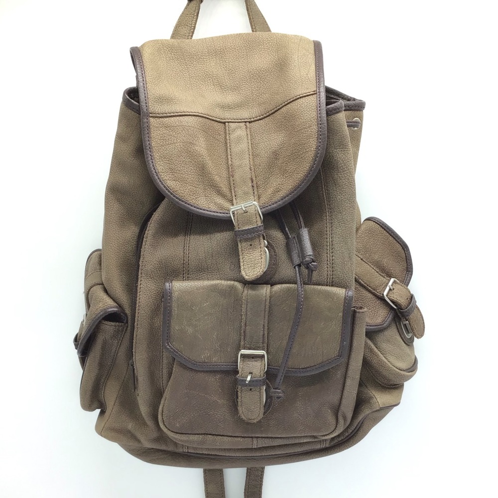 Quality Heavy Leather Back Pack...Timeless